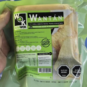Masa en láminas para wantan frito - 300 grs.