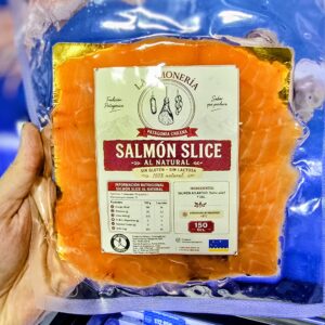 Salmón premium en slice al natural - 150 grs.